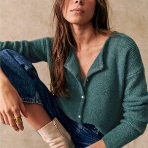 Sezane Gaspard Cardigan Sage